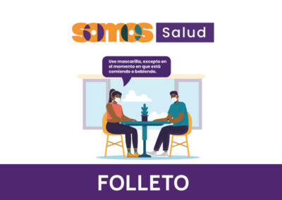 Folleto: Información para clientes o consumidores de restaurantes o bares