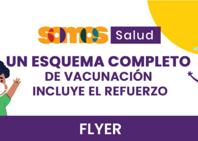 Un esquema completo de vacunación incluye el refuerzo