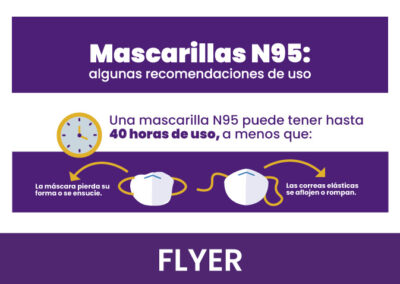 Flyer: Mascarillas N95