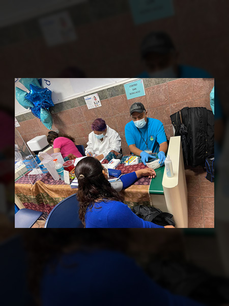 Promotoras de Salud de Centro San Bonifacio en el Consulado de México en Chicago.